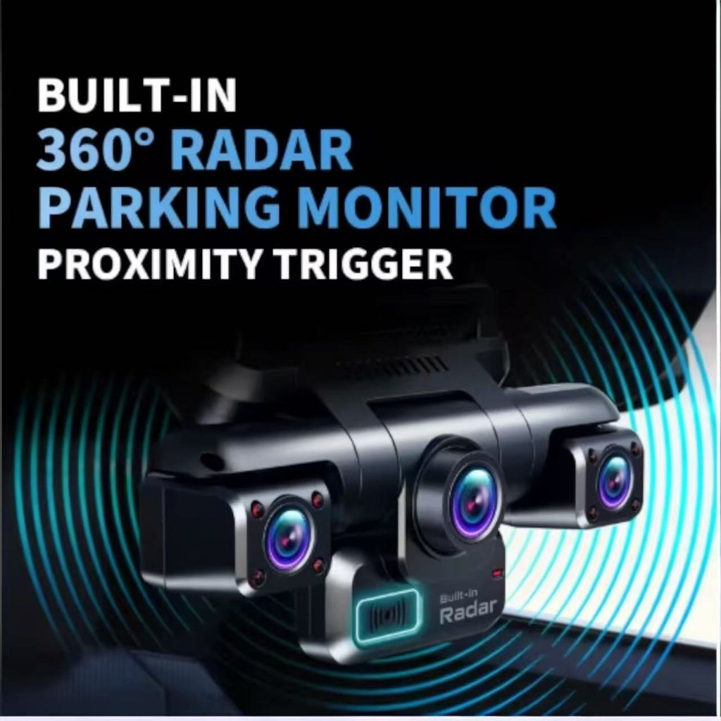 360° 4CH GPS Dash Cam 4K | كاميرا سيارة 360°