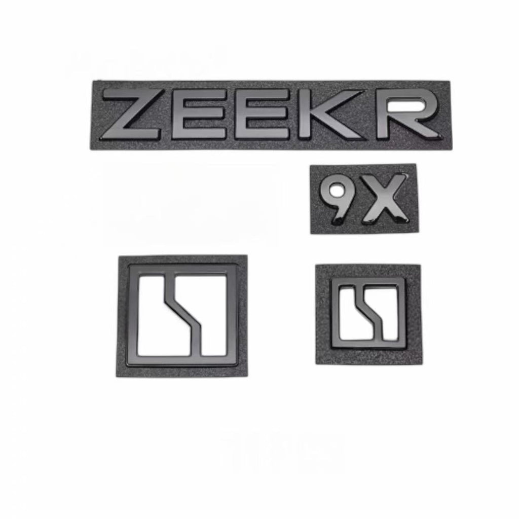 Zeekr 9X Logo Badge Cover Black ABS | غطاء شعار زيكر 9X