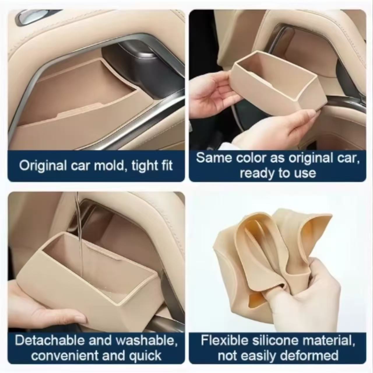Door Storage Box BYD Leopard 8 & Denza D8 | صندوق تخزين الباب سيليكون