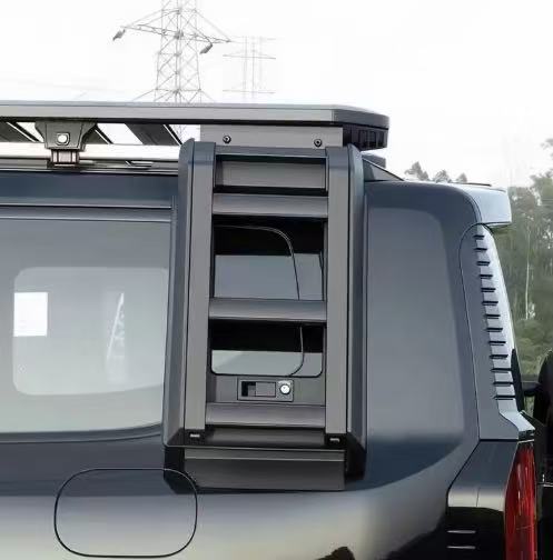Foldable Side Ladder - Jetour G700 | سلم جانبي قابل للطي