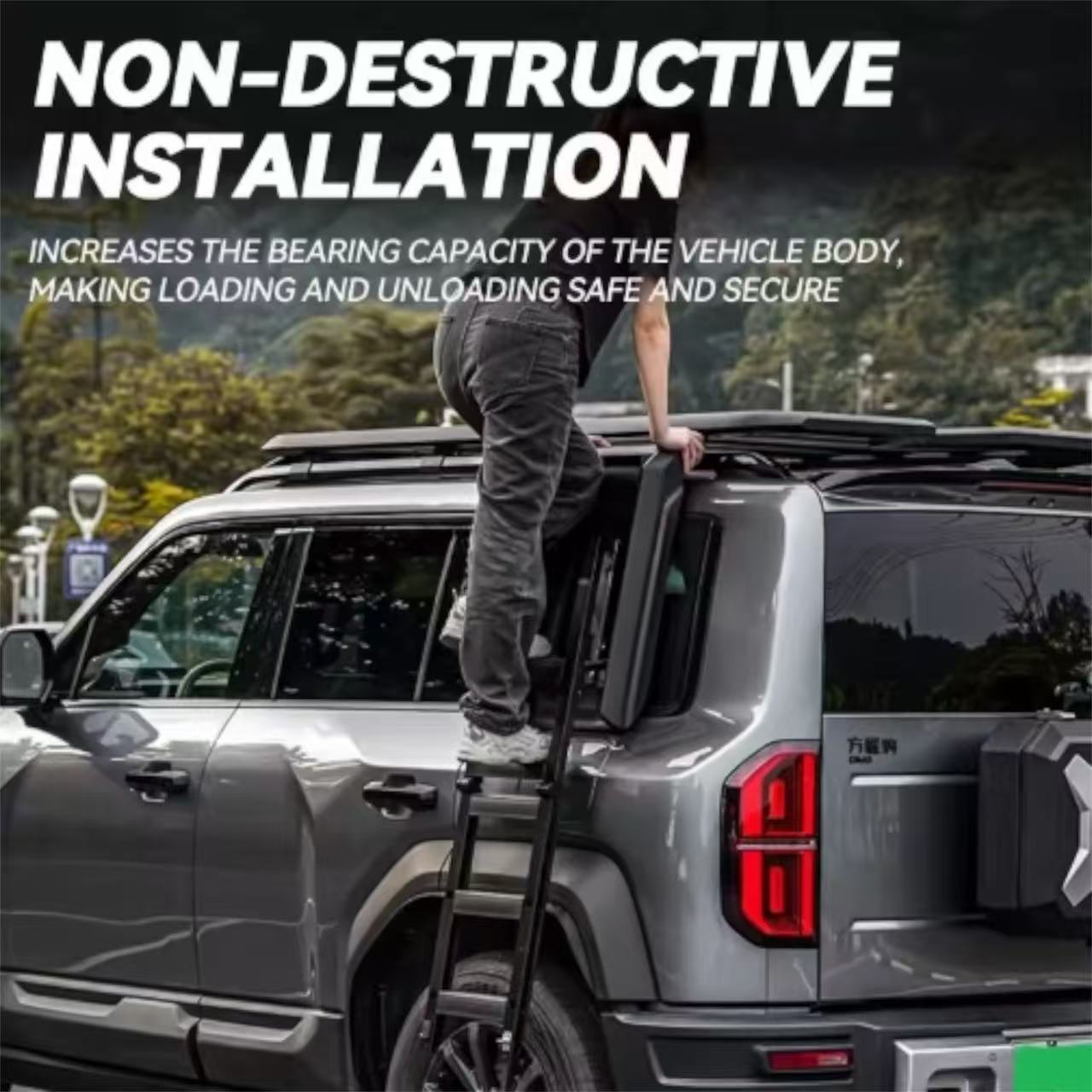 Foldable Side Ladder BYD Leopard 5 | سلم جانبي قابل للطي ليوبارد 5