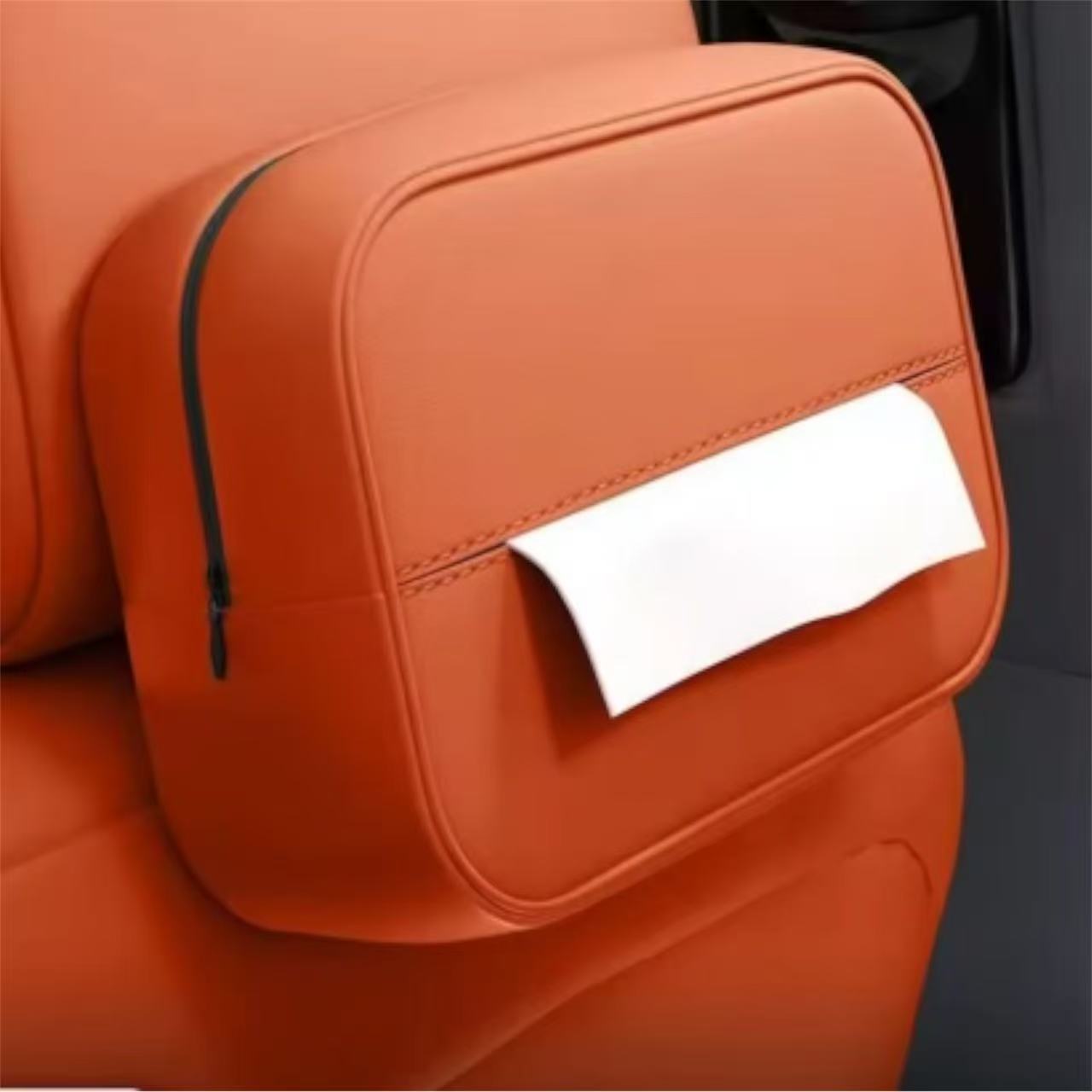 Leather Tissue Box - Jetour G700 | علبة مناديل جلدية