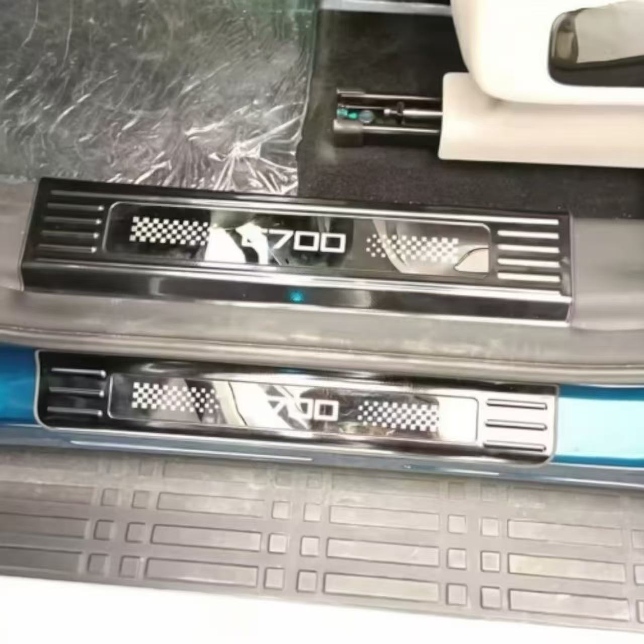 Stainless Steel Door Sills - Jetour G700 | حماية عتبات ستانلس