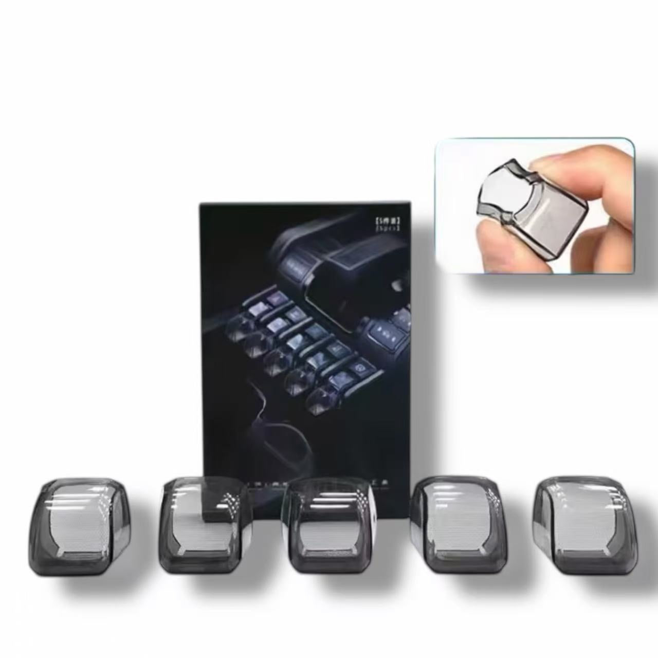 Control Button TPU Covers - Leopard 5 & 8 | أغطية أزرار التحكم