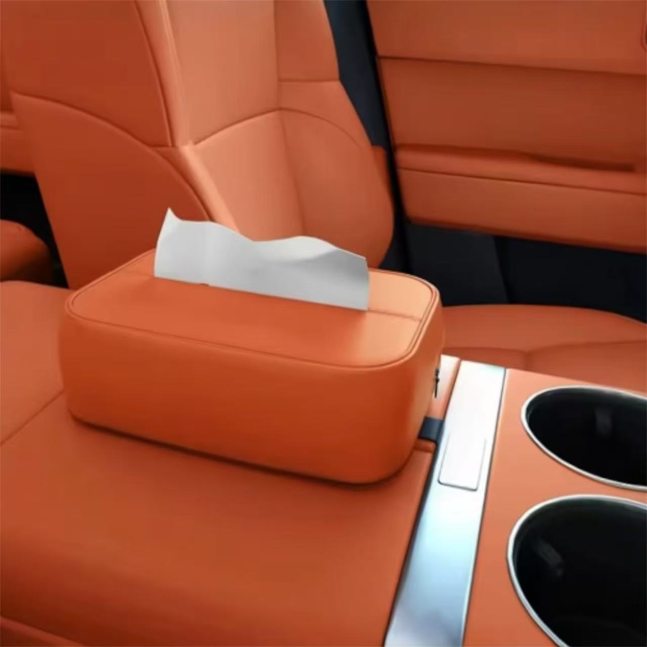 Leather Tissue Box - Jetour G700 | علبة مناديل جلدية
