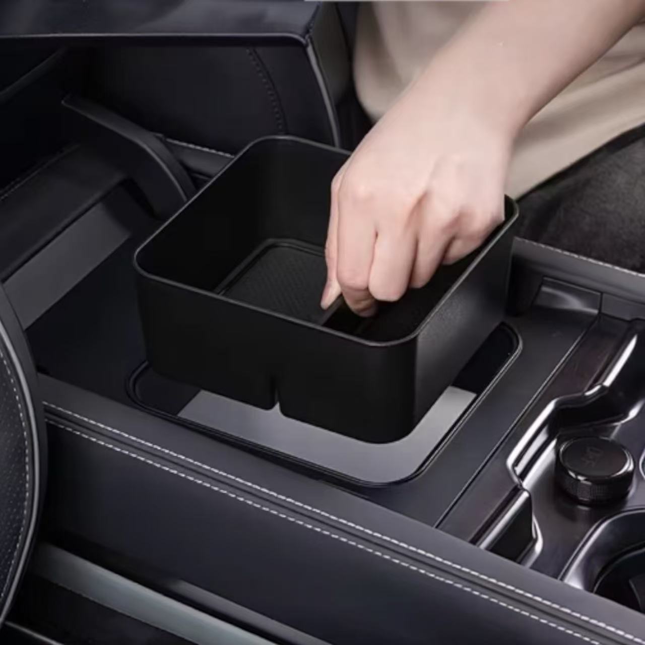 Armrest Storage Organizer - Leopard 5 | صندوق مسند ذراع