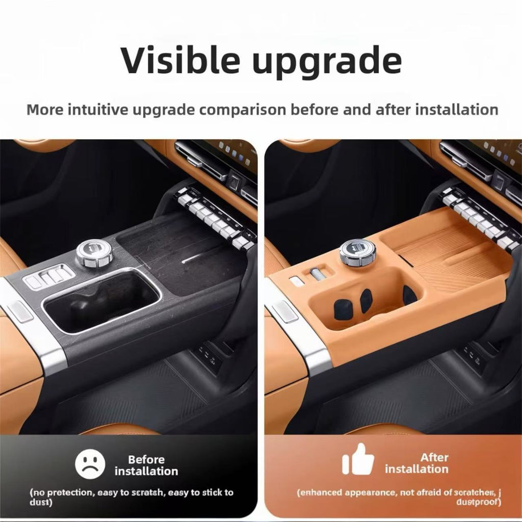 Center Console Silicone Pad ICAR V27 | ربلة سيليكون للكنسول الأوسط