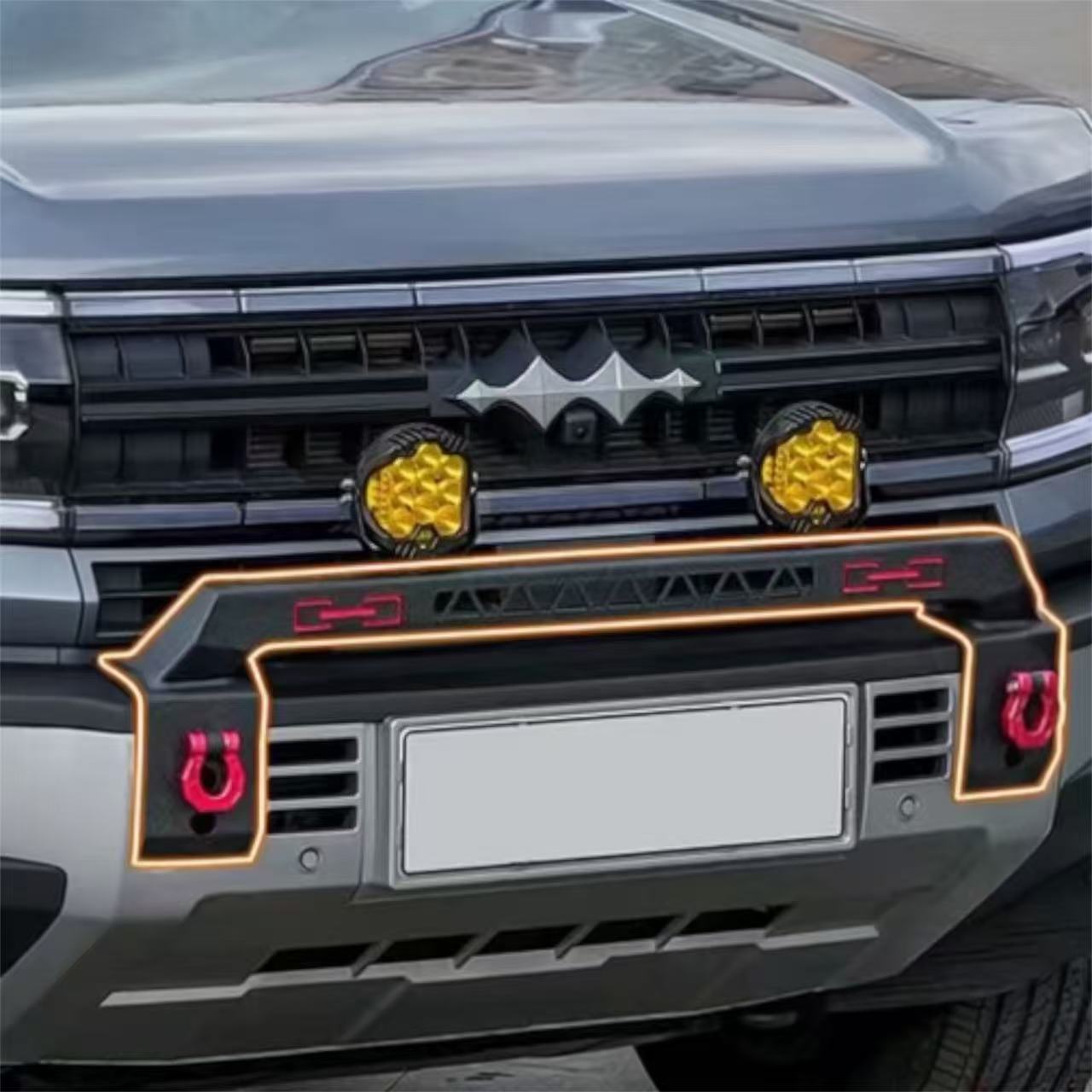 Front Bumper with Spotlights for Leopard 5 - | مصد أمامي مع كشافات