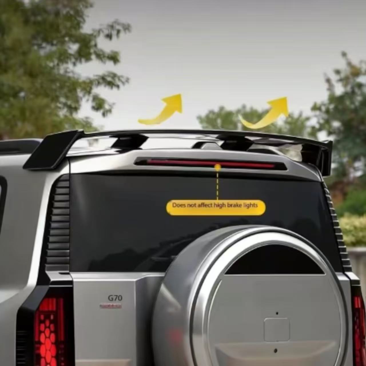 Rear Trunk Spoiler Wing - Jetour G700 | جناح سبويلر خلفي