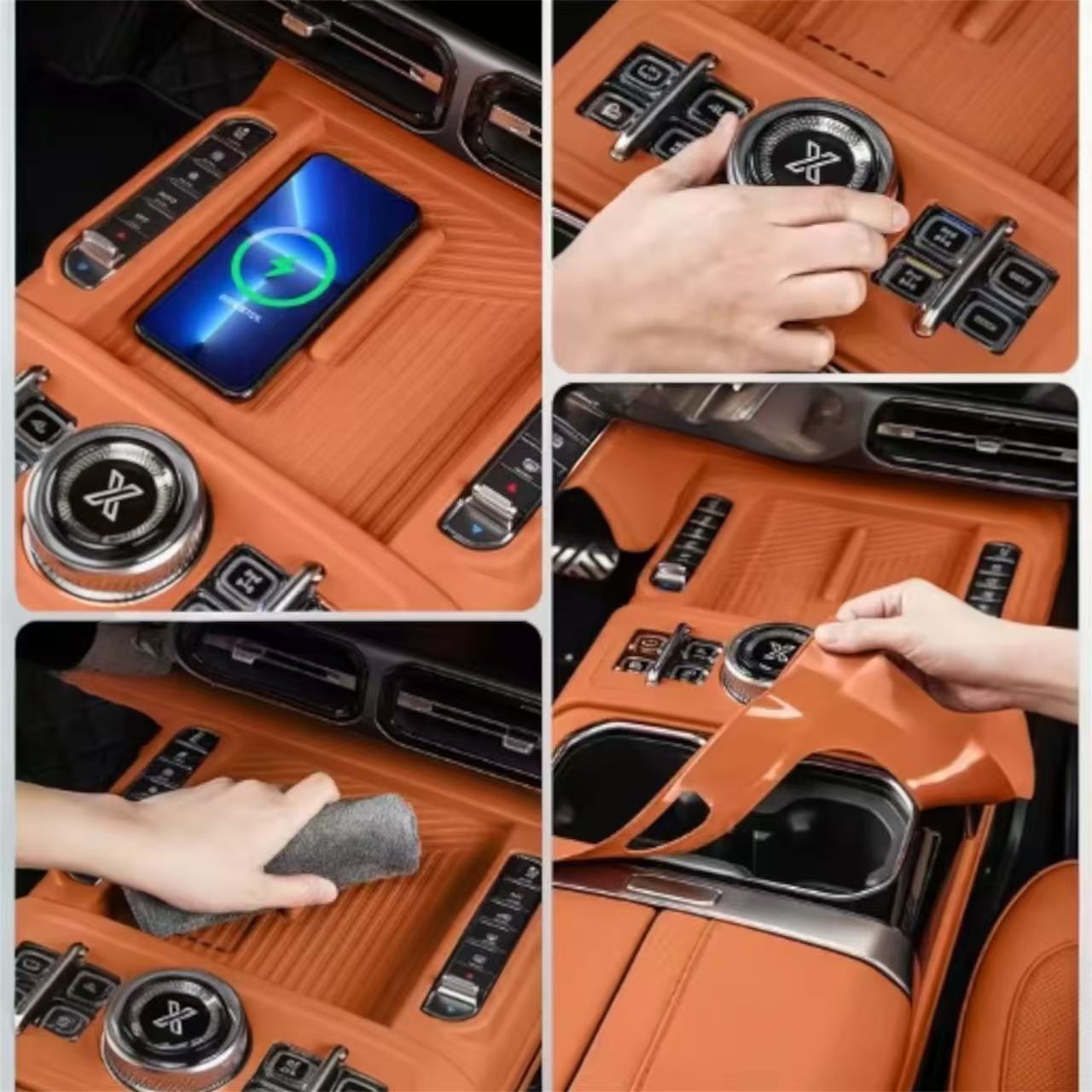 Console Protection 2pcs - Jetour G700 | حماية كونسول