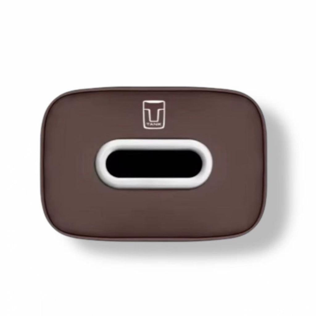 Leather Tissue Box Organizer - Tank 700 | صندوق مناديل جلد
