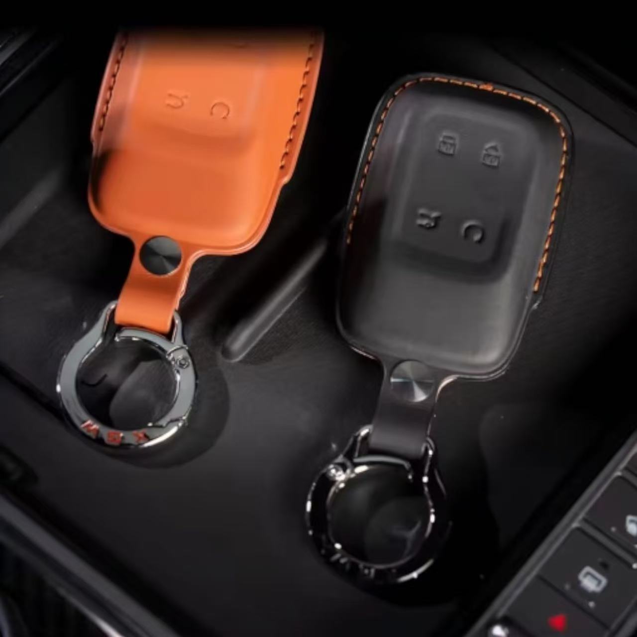 Premium Leather Key Case - Jetour G700 | كفر مفتاح جلد فاخر