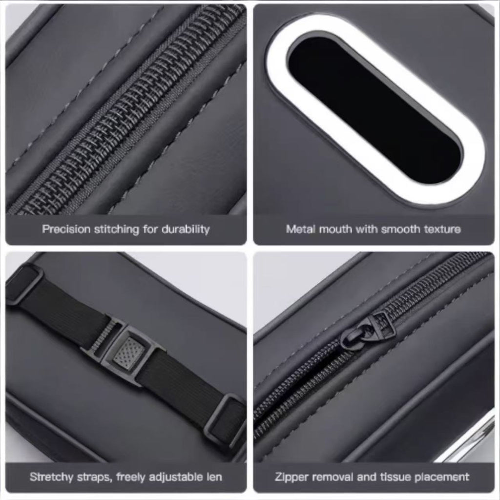 Leather Tissue Box Organizer - Tank 700 | صندوق مناديل جلد